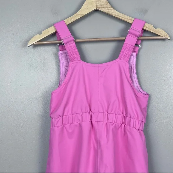 Obermeyer Girls Snoverall Hot Pink Ski Bib Pants 55018 Adjusrtable Size 6 Winter - Picture 6 of 16